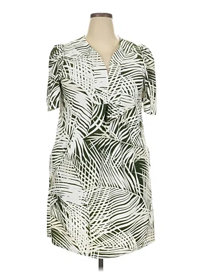 Pre-owned Jude Connally Casual Dress In Green