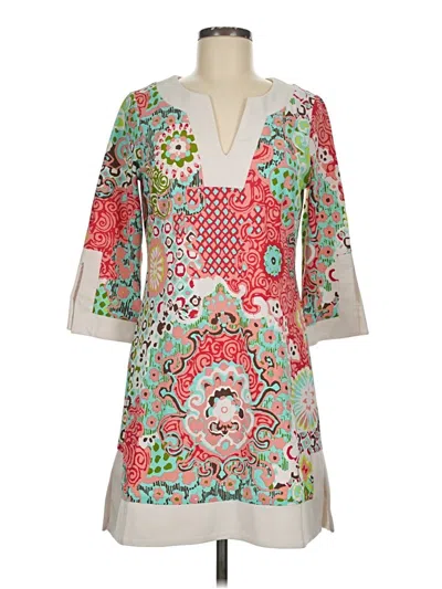 Pre-owned Jude Connally Casual Dress In Green
