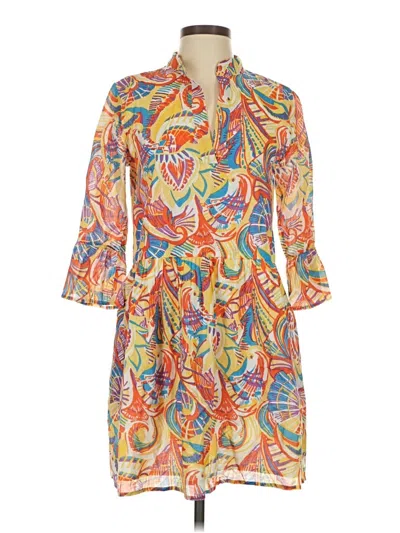 Pre-owned Jude Connally Casual Dress In Orange