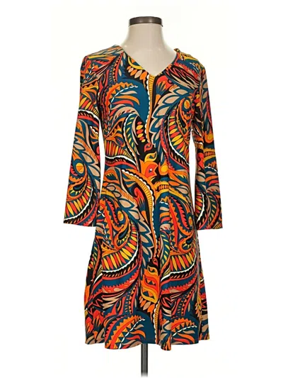 Pre-owned Jude Connally Casual Dress In Orange