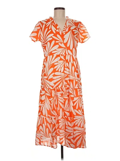 Pre-owned Jude Connally Casual Dress In Orange