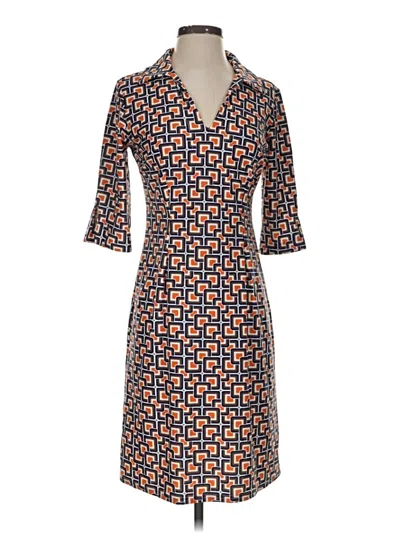 Pre-owned Jude Connally Casual Dress In Orange