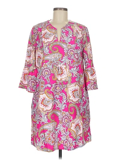 Pre-owned Jude Connally Casual Dress In Pink