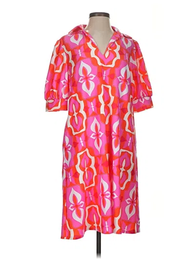 Pre-owned Jude Connally Casual Dress In Pink