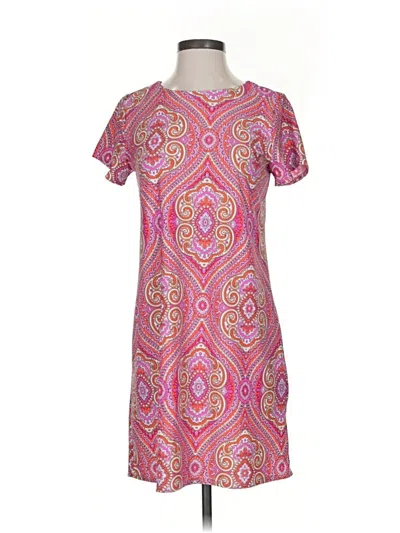 Pre-owned Jude Connally Casual Dress In Pink