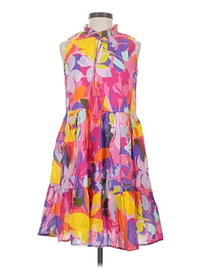 Pre-owned Jude Connally Casual Dress In Pink