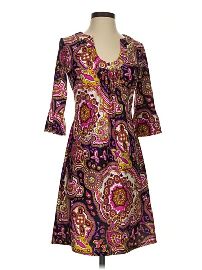 Pre-owned Jude Connally Casual Dress In Purple