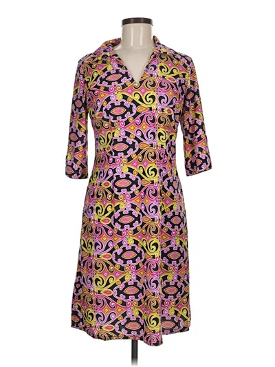 Pre-owned Jude Connally Casual Dress In Purple