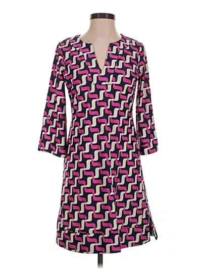 Pre-owned Jude Connally Casual Dress In Purple