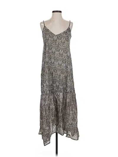 Pre-owned Jude Connally Casual Dress In Silver