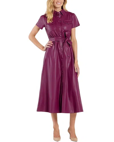 Jude Connally Cecelia Shirt Dress In Purple