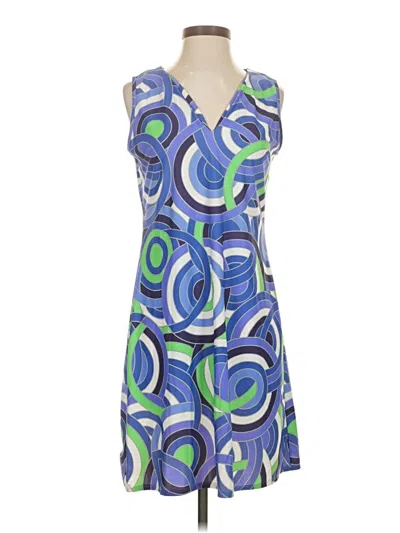 Pre-owned Jude Connally Cocktail Dress In Blue