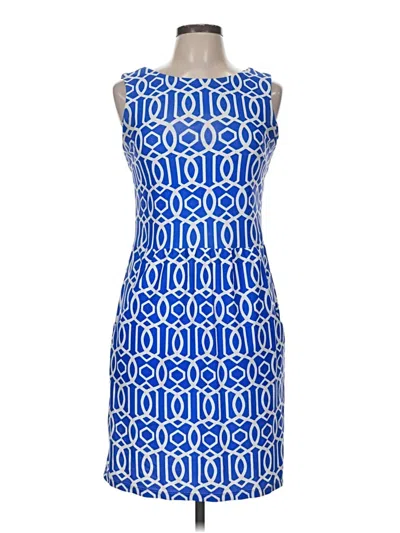Pre-owned Jude Connally Cocktail Dress In Blue