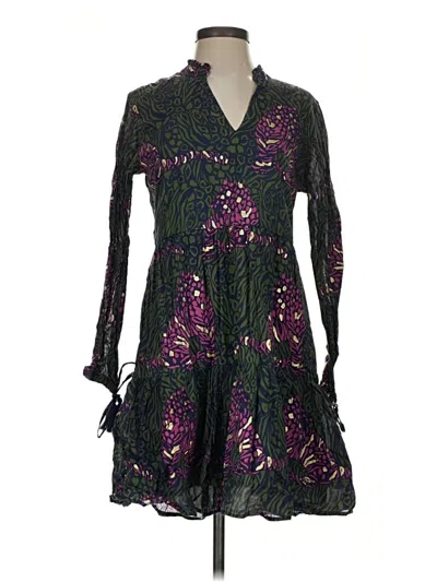 Pre-owned Jude Connally Cocktail Dress In Green
