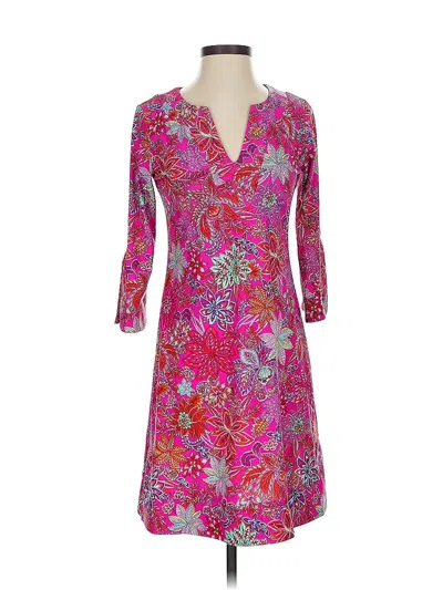 Pre-owned Jude Connally Cocktail Dress In Pink