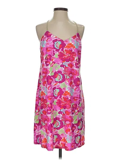 Pre-owned Jude Connally Cocktail Dress In Pink
