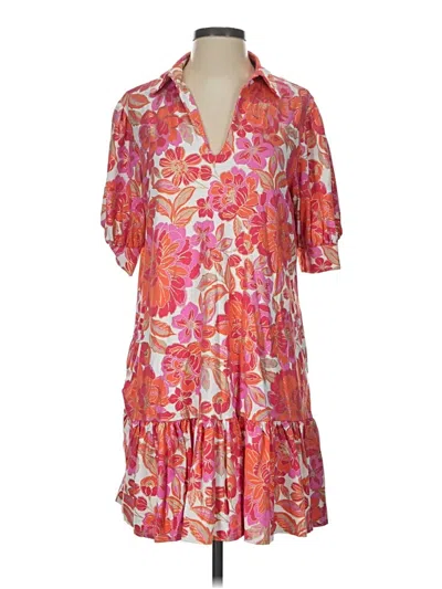Pre-owned Jude Connally Cocktail Dress In Pink