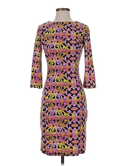 Pre-owned Jude Connally Cocktail Dress In Purple