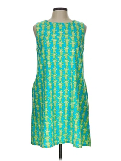 Pre-owned Jude Connally Cocktail Dress In Teal