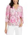 Jude Connally Daniella Pullover Top In Red