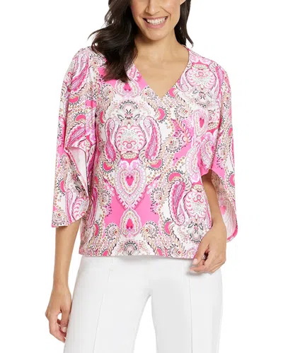 Jude Connally Daniella Pullover Top In Red