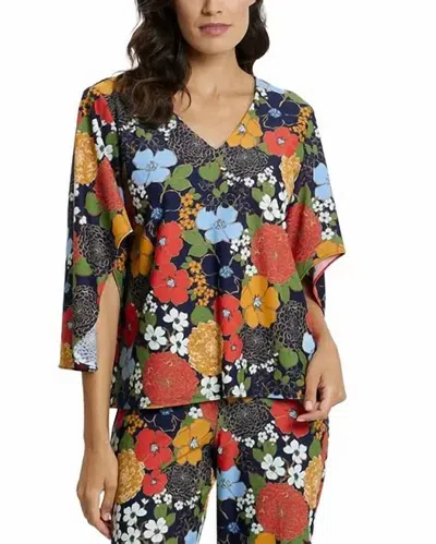 Jude Connally Daniella Top In Floral Blue In Multi
