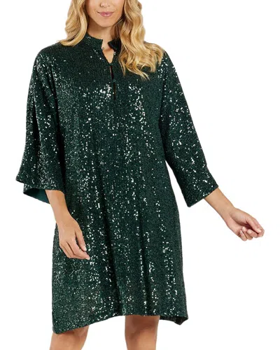 Jude Connally Delia Tunic Dress In Green