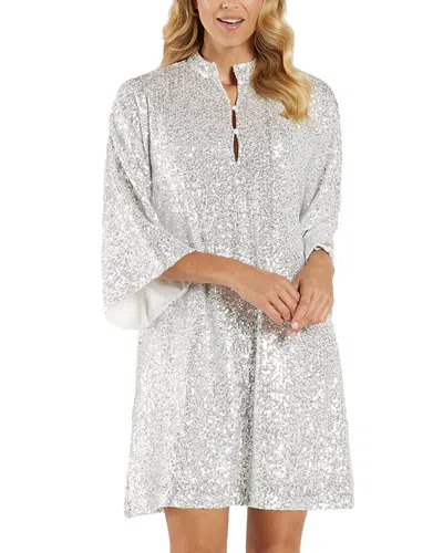 Jude Connally Delia Tunic Dress In Metallic