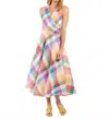 Jude Connally Easton Plaid Dress In Multi Citrus In Multi