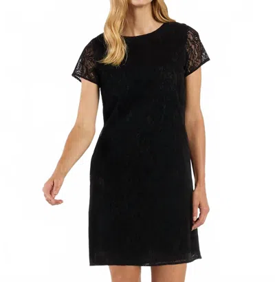 Jude Connally Ella Lace Mini Dress In Black Scallop