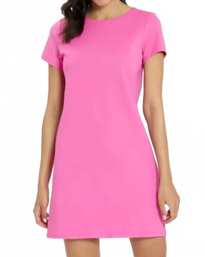 Jude Connally Ella Ponte Dress In Peony Pink In Multi