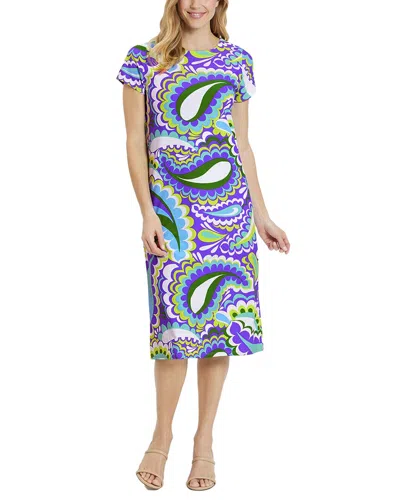 Jude Connally Ella T-shirt Midi Dress In Blue
