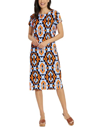 Jude Connally Ella T-shirt Midi Dress In Blue