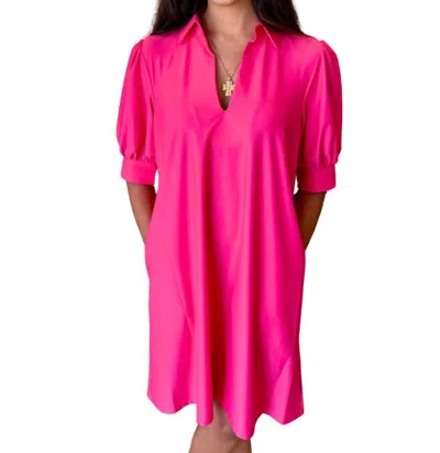 Jude Connally Emerson Dress In Berry In Pink