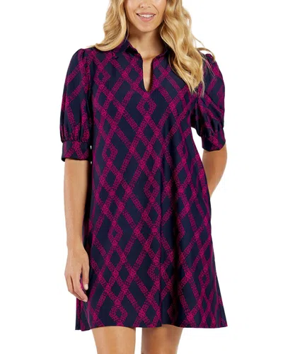 Jude Connally Emerson Long Swing Dress In Blue