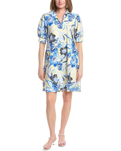 Jude Connally Emerson Long Swing Dress In Blue