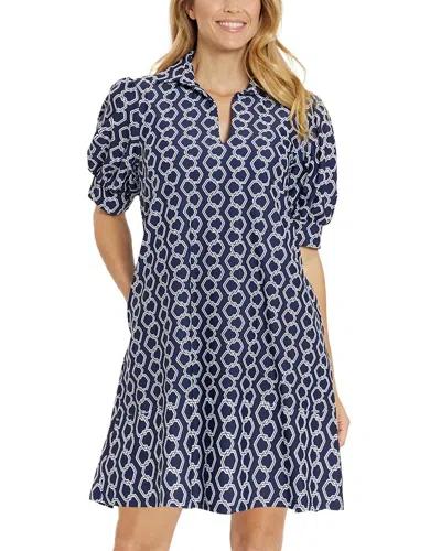 Jude Connally Emerson Swing Dress In Blue