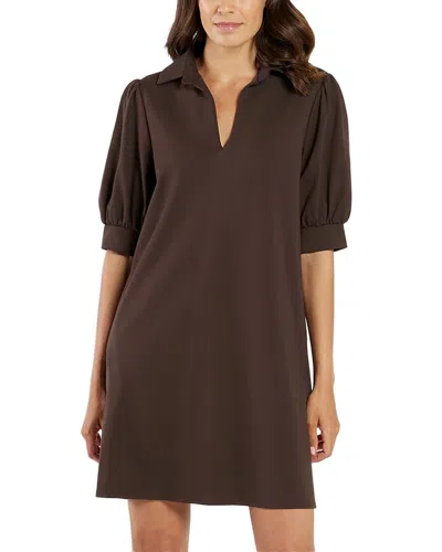 Jude Connally Emerson Swing Dress In Brown