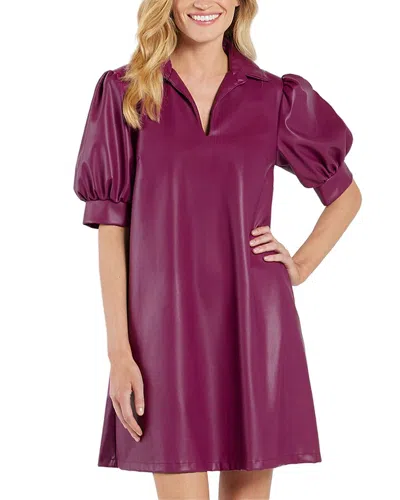 Jude Connally Emerson Swing Dress In Purple