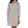 Jude Connally Finley Cotton Shirting Dress In Cotton Stripe Sand In Multi