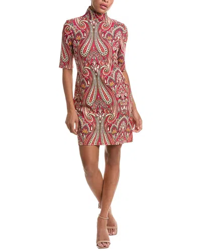 Jude Connally Grace Shift Dress In Red