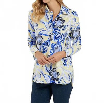Jude Connally Hadley Tunic Top In Blooming Botanics Butter In Multi