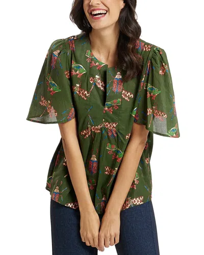 Jude Connally Jenny Top In Green