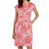Jude Connally Joelle Dress Gilded Jude Cloth In Floral In Pink