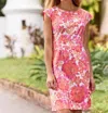 Jude Connally Joelle Dress Gilded Jude Cloth In Floral In Pink