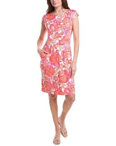 Jude Connally Joelle Sheath Dress In Pink