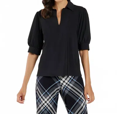 Jude Connally Katia Top In Ponte In Blue