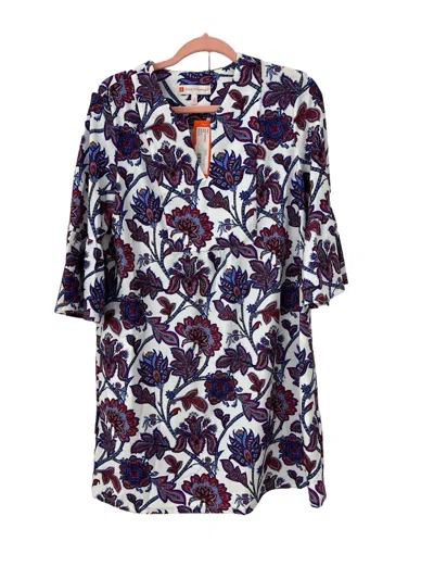 Jude Connally Kerry Dress In Floral Americana Multi In Blue