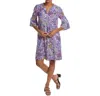 Jude Connally Kerry Mini Dress In Botanical Floral Lilac In Purple