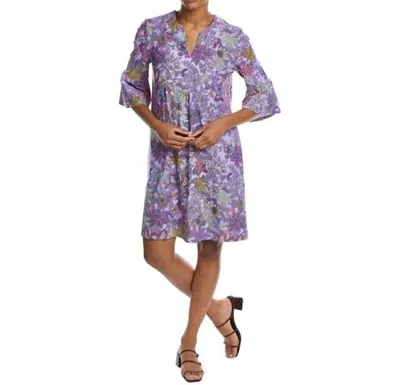 Jude Connally Kerry Mini Dress In Botanical Floral Lilac In Purple